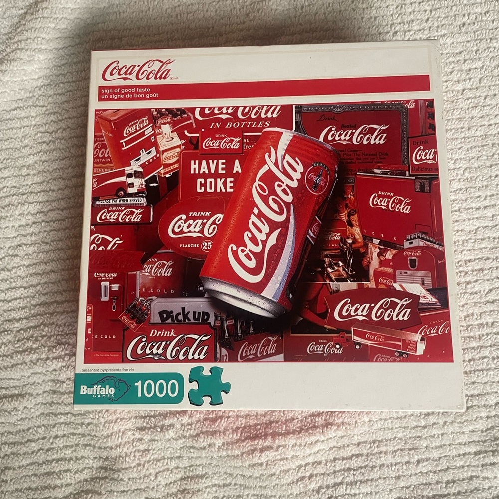Coca Cola Red Puzzle - 1000 Pieces nostalgia drink y2k plus poster